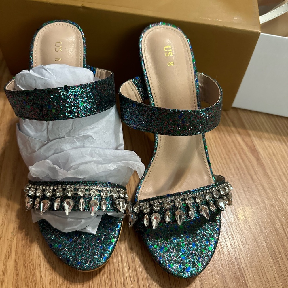 Woman’s new heels